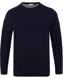  Fine Merino R-Neck Pullover Navy