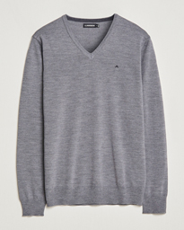  Lymann True Merino V-Neck Pullover Grey