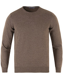  Merino Fashion Fit C-Neck Pullover Brown