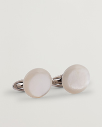  Mother of Pearl Cufflink White