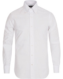  Slim Fit Button Down Oxford Shirt White