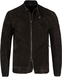  Leamington Suede Jacket Black