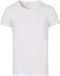  Single Jersey Roll EdgeTee White