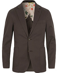  Einar Stretch Cotton Patch Pocket Blazer Green