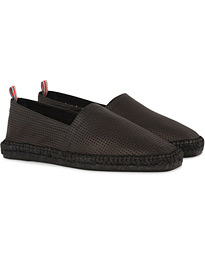  Pablo Perforated Nappa Leather Espadrilles Negro
