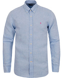  Douglas Linen Shirt Light Blue