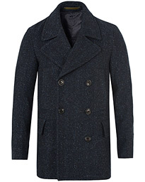  Herringbone Peacoat Navy