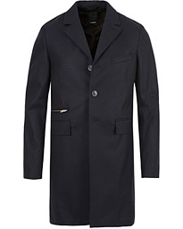  Wilhelmer Loro Piana Storm System Coat Dark Navy