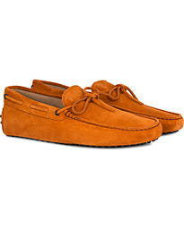  Laccetto Gommino Carshoe Orange Suede