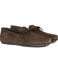  Laccetto City Carshoe Dark Brown Suede