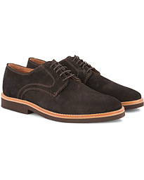  Derby Suede Shoe Dark Brown