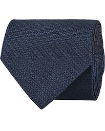  Hanns 7 cm Silk Tie Dark Navy