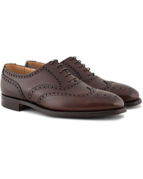  MTO Finsbury Brogue City Sole Brown Grain Calf