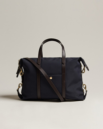  M/S Utility Nylon Duffle Bag Navy/Dark Brown