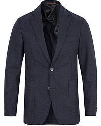  Einar Flannel Blazer Navy