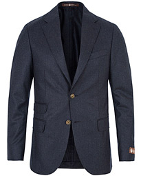  Frank Light Flannel Blazer Navy