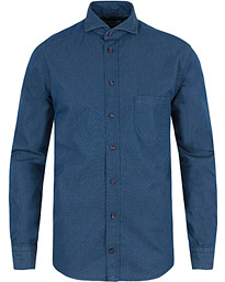  Slim Fit Denim Shirt Blue