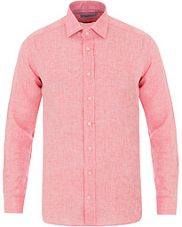  Linen Shirt Sorbet Red