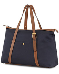  Holdall Canvas Weekendbag Deep Navy/Cuoio