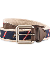  Bulldog Print Belt Navy