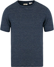  Délavé Linen Tee Persian Blue