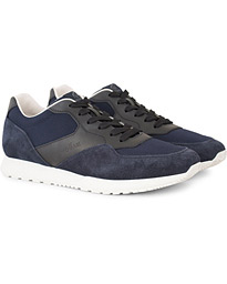  Running Sneakers Navy Calf/Suede