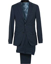  Edmund Wool Stretch Suit Blue