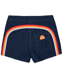  Rainbow Mid Length Swim Shorts Navy