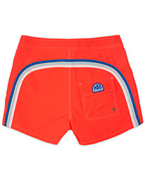  Rainbow Mid Length Swim Shorts Sunkissed Orange