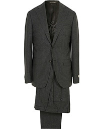  Capri Flannel Suit Dark Grey