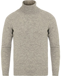  Virgin Lambswool Rollneck Light Grey