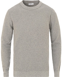  Organic Structure Crew Neck Knit Grey Melange