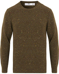  Aran Wool Donegal Crew Neck Seabass