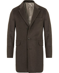  Saks Wool Coat Brown