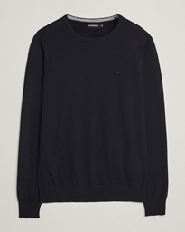  Lyle True Merino Crew Neck Pullover Black