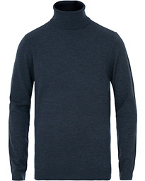  Merino Roll Neck Midnight Melange