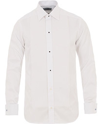  Slim Fit Tuxedo Shirt White