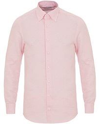  Cotton/Linen Button Down Shirt Pink