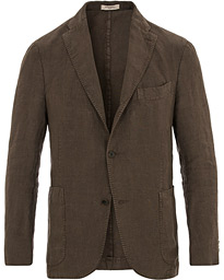  K Jacket Linen Blazer Brown