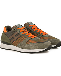  R261 Rebel Running Sneaker Olive/Orange