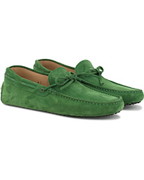  Laccetto Gommini Carshoe Green Suede