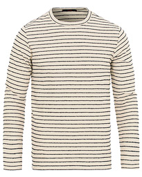 Milos Stripe Lightweight Sweatshirt Navy/White