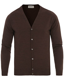  Petworth Merino Cardigan Chestnut