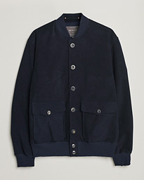  Moleskin Bomber Jacket Midnight