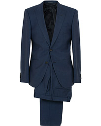 BOSS Helward/Gelvin Peak Lapel Wool Suit Navy