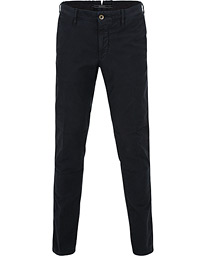  Slim Fit Garment Dyed Washed Slacks Navy