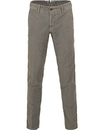  Slim Fit Garment Dyed Washed Slacks Grey