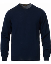  Merino Crew Neck Pullover Navy