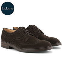  Chester MTO  Dainite Brogue Dark Brown Suede