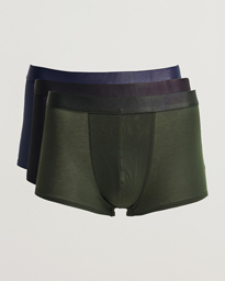  3-Pack Boxer Trunk Black/Army Green/Navy